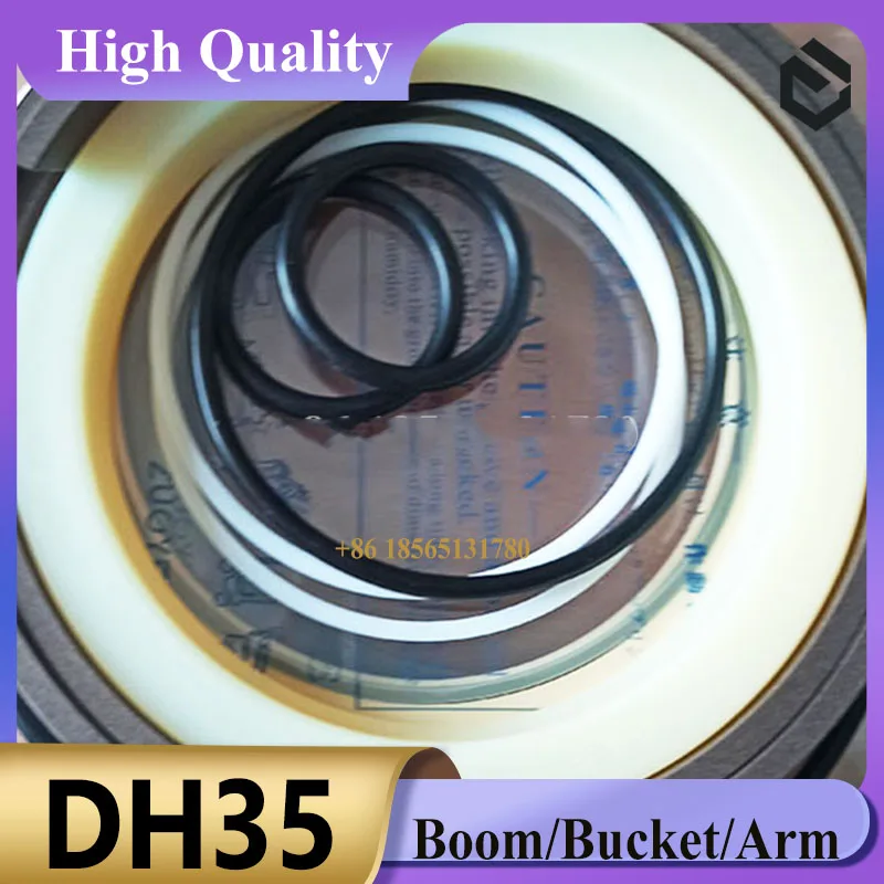 

DH35 DH55-5 DH70 DH75-5 DH80-7 DH150-7 Boom/Bucket/ Arm Seal Kit Cylinder Seal Kit for Doosan Excavator Parts