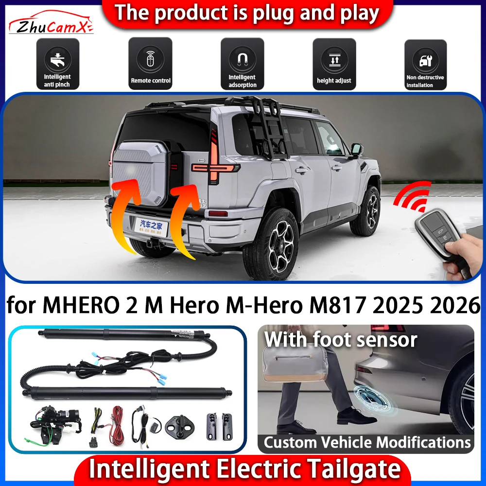 Smart Powered Tailgate System for MHERO 2 M Hero M-Hero M817 2025 2026 Automatic Intelligent Electric Trunk Lift Control Kit