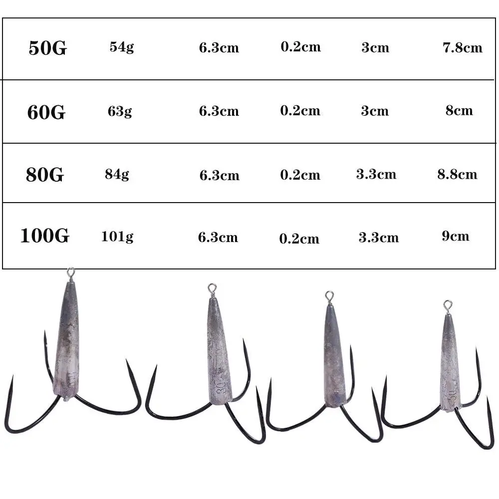 Super Sharp Huge Treble Hooks Barbed Round Bend Treble Three Hook Multiple Purpose Bend Angle Huge Fishhooks Wild Fishing image 6