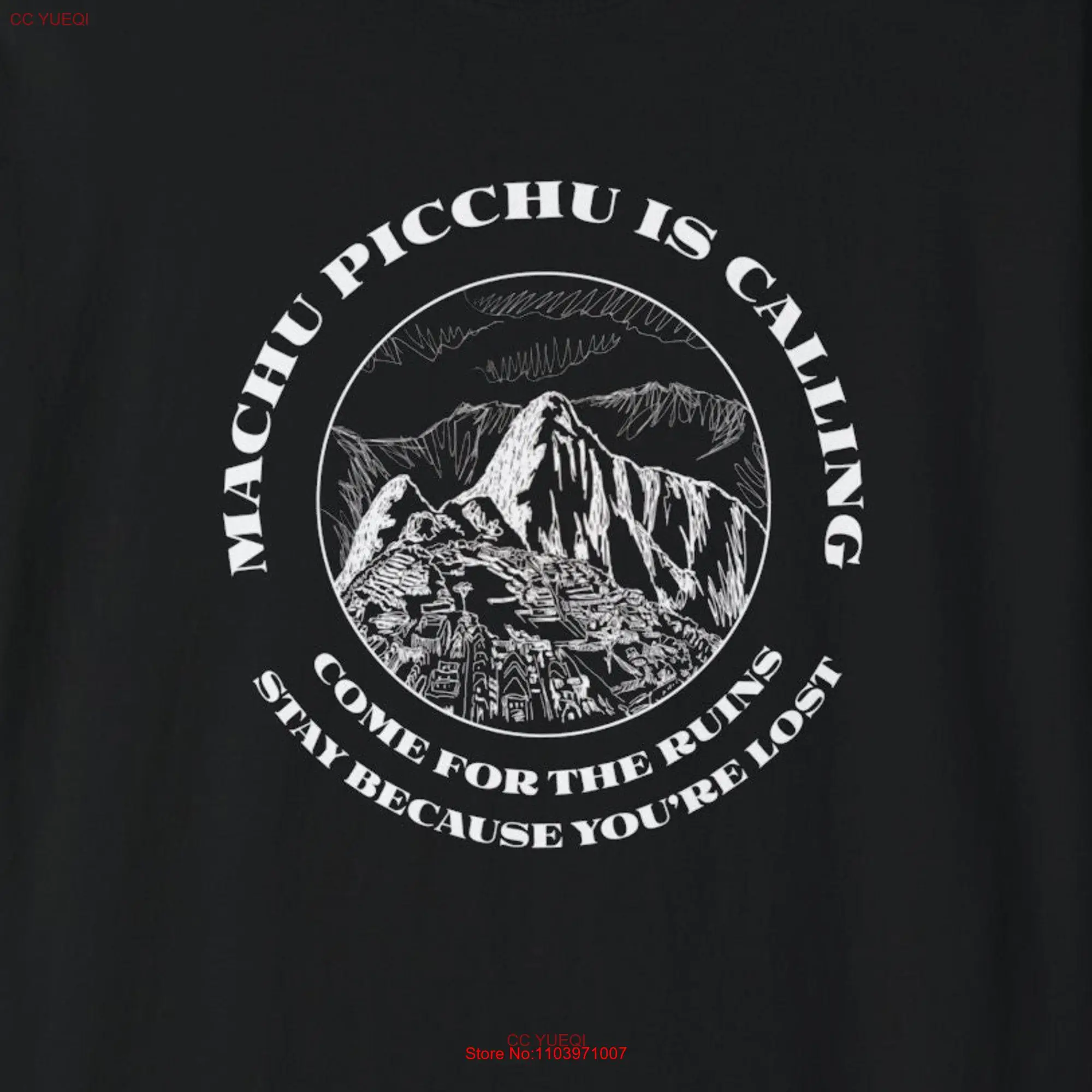 Machu Picchu T Shirt andes south america ancient civilization peru inca lima cusco archaeology history