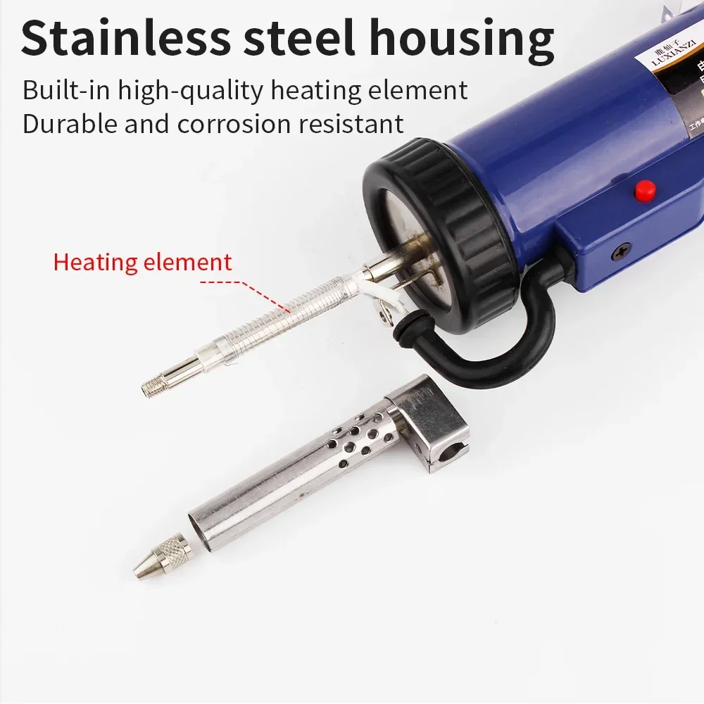 LUXIANZI 30w/40w Powerful Electric Desoldering Pump Suction Tin Vacuum Removal Tool Hand Welding Tools Solder Iron Desolder Gun