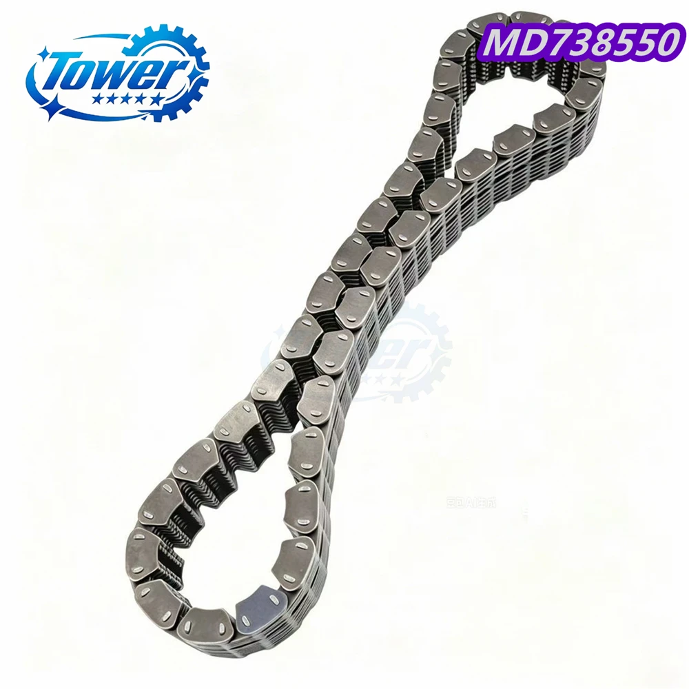 Transfer Case T/F Output Shaft Drive Chain for Mitsubishi Pajero Montero Sport Challenger Nativa Triton L200 4G54 4D56 MD738550