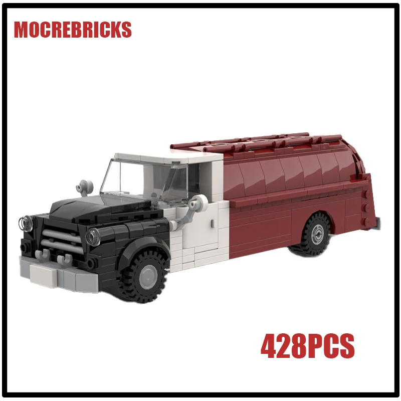 

Hot Selling Engineering Vehicle Building Blocks Series MOC Oil Truck Model Bricks Ultimate Collection Children's Toys Gifts Sets