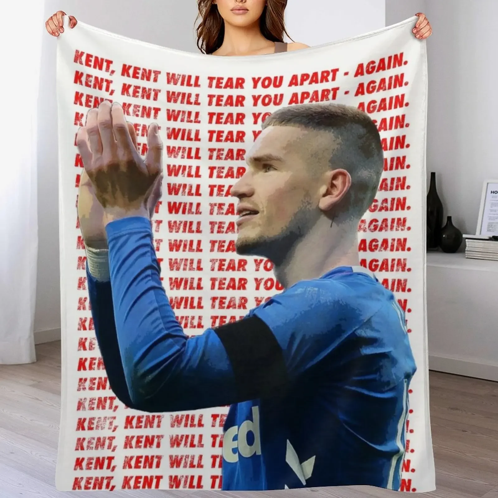 

Glasgow Rangers Ryan Kent - Kent Will Tear You Apart Throw Blanket decorative Soft Beds warm for winter Cute Plaid Blankets