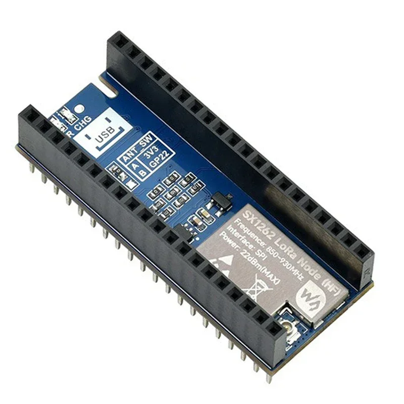 Papan ekspansi nodus LoRa Raspberry Pi Pico modul SX1262 Pico-LoRa-SX1262-868M Pico-LoRa-SX1262-915M Pico-LoRa-SX1262-433M