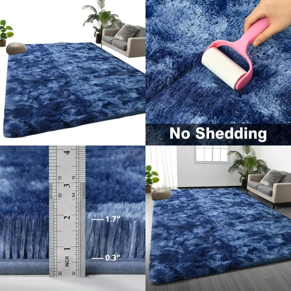 

5x8 плюшевые коврики для гостиных, ультрамягкие детские ковры, темно-синий домашний декор с галстуком