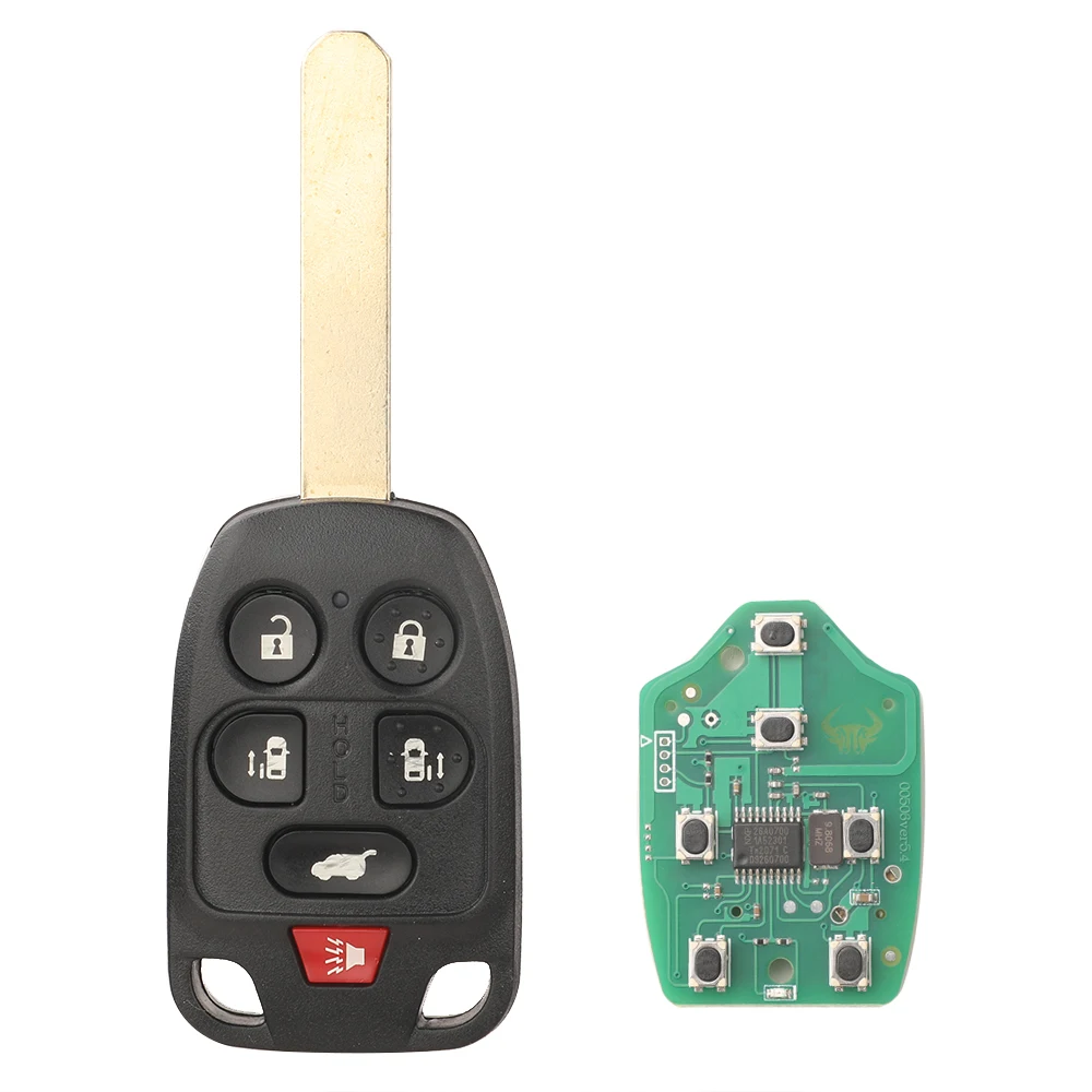 jingyuqin N5F-A04TAA For Honda Odyssey 2011 2012 2014 Remote Car Key Full Key Complet 313.8Mhz FSK ID46-PCF7961A