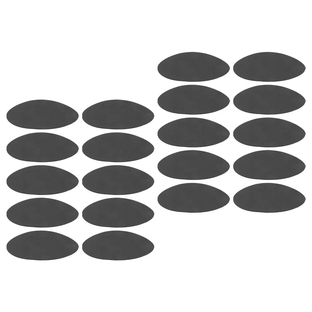 

20pcs Black 2mm EVA Round Anti slip Sponge Pads for Lamp Base Furniture Protection Single sided Adhesive Craft Supplies
