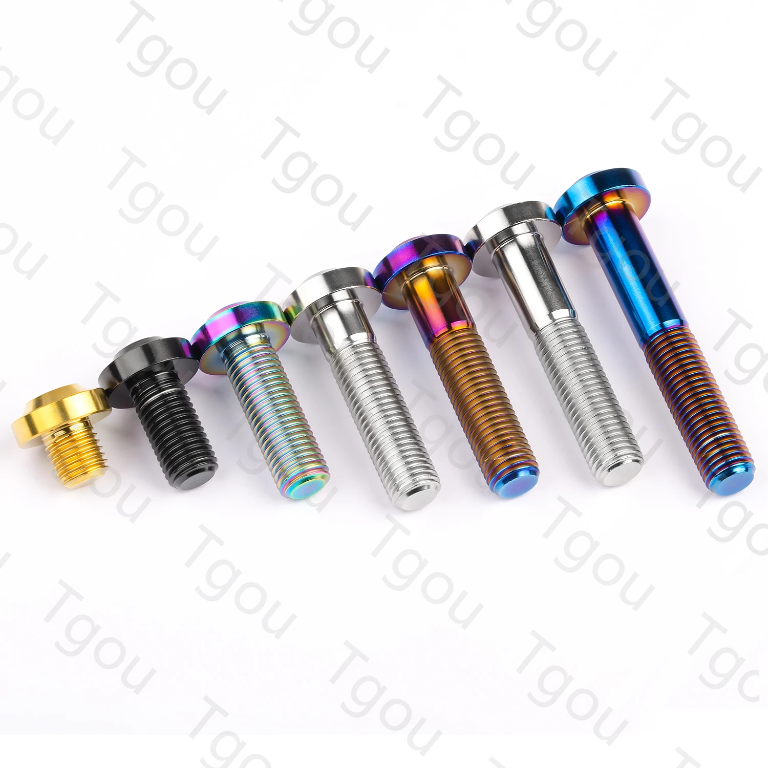 Tgou Titanium Bolt M10x10/15/20/25/30/35/40/45/50/60mm 1.25/1.5 Pitch T50 Torx Motorcycle Screws