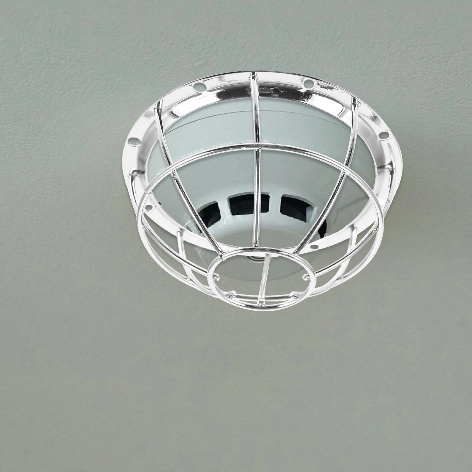 High Strength Fire Sprinkler Guard Stainless Steel Protective Cage Fire Alarm Sprinkler Cover for Hotel Restaurant Garage