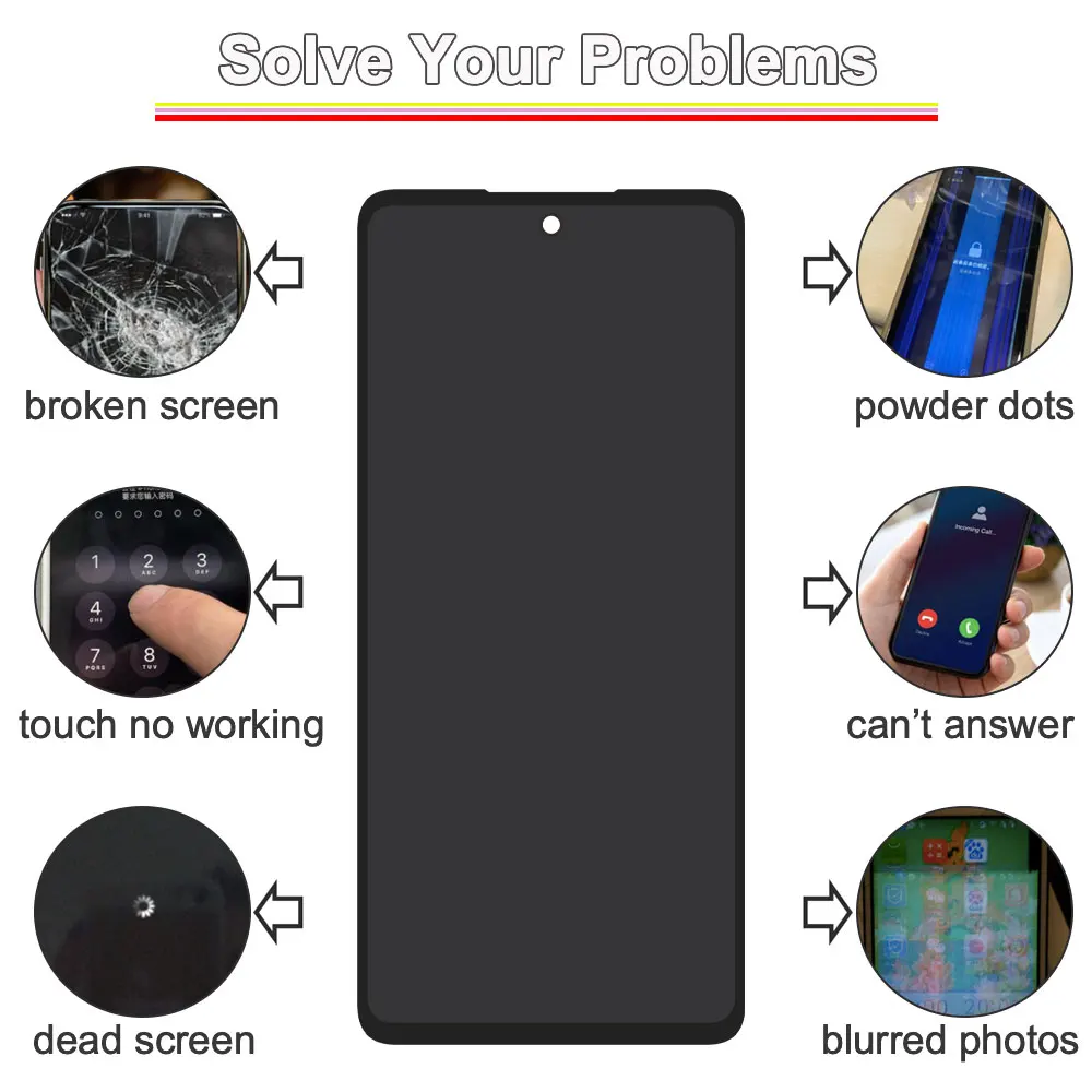 High Quality LCD for Samsung Galaxy A52 5G LCD Display Touch Screen Assembly Replacement Part for Samsung A526W A526B A526U LCD