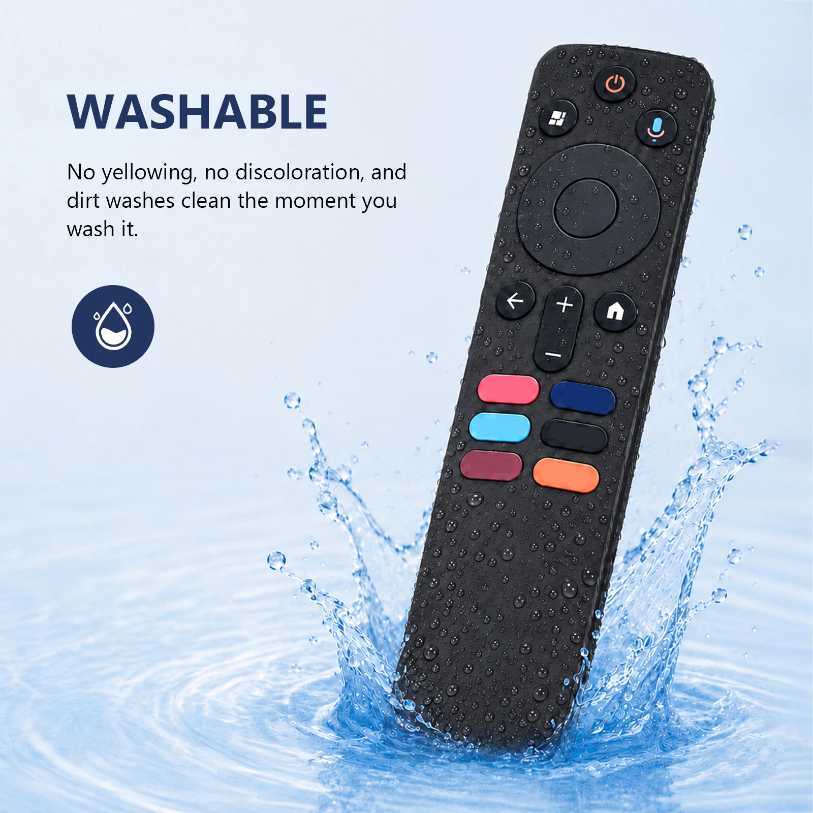 Silicone Protective Cover For Xiaomi XMRM-N5 Remote Control Anti-drop Anti-slip Soft Skin TV Remote Case Accessory