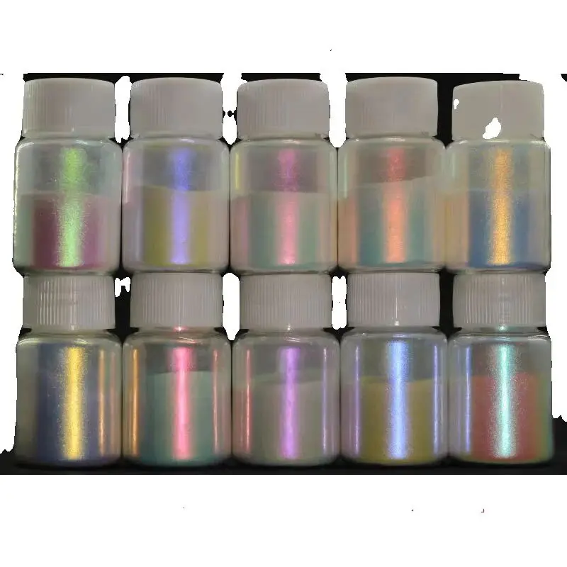 

10g Iridescent Rainbow Ghost Pearl pigment powder Car Paint Pearl Pigment