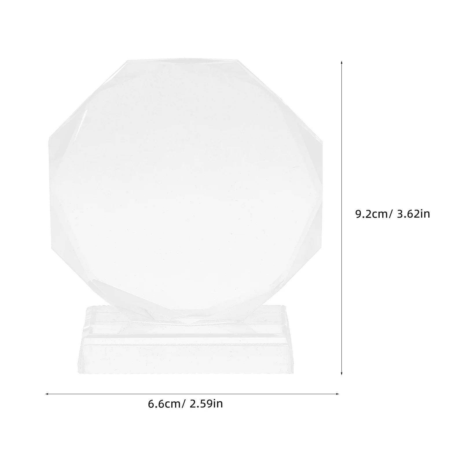 Trofeo de premio de cristal, espacios en blanco para sublimación, premios de concurso en blanco, reconocimiento de placa grabada personalizada, evento corporativo de agradecimiento