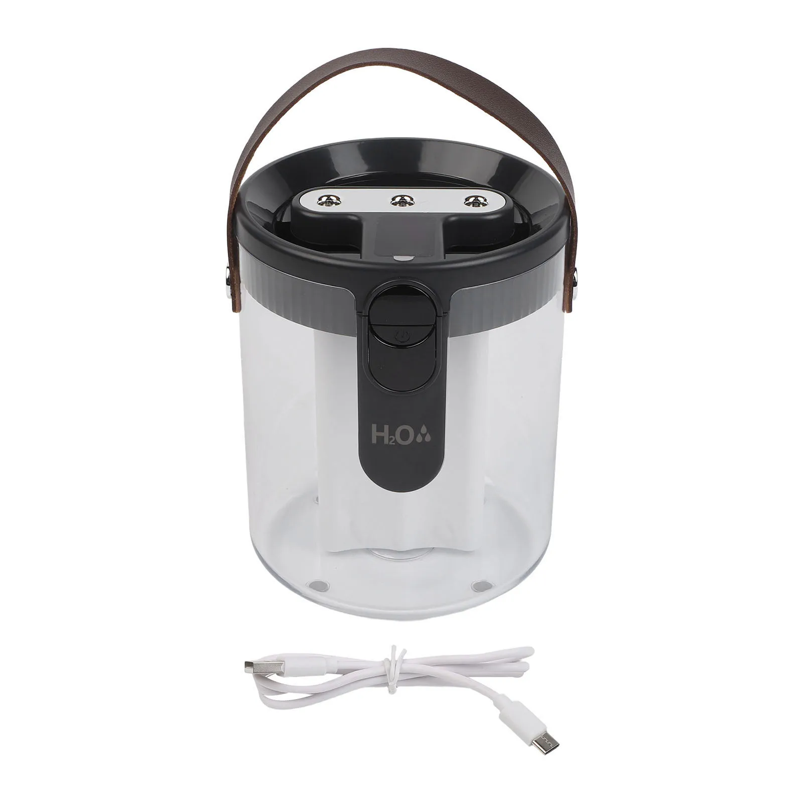 1 5L Portable Humidifier with Wireless Power and Adjustable Triple Sprays for Adaptable Moisture Control in Various Spaces