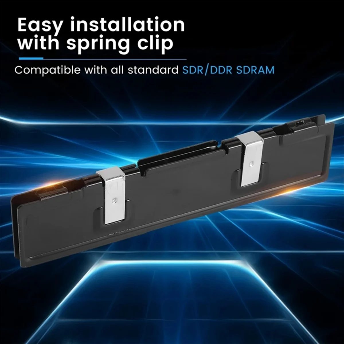 New 1Pcs Aluminum PC Memory Heatsink Shim Spreader Cooler Cooling for DDR RAM Memory Desktop Memory Radiator DDR2 DDR3 DDR4