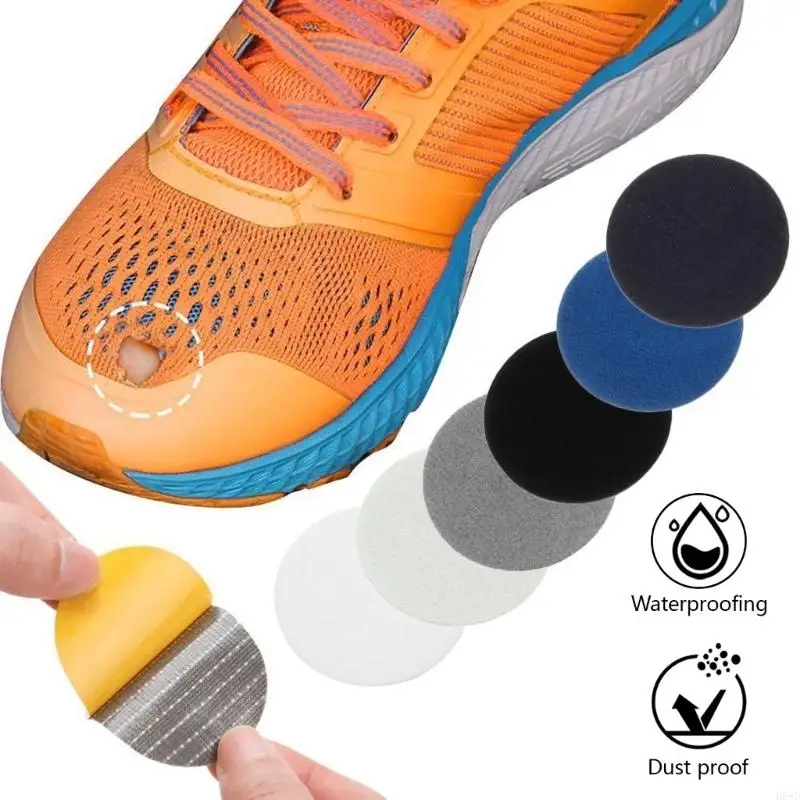 Mesh Shoes Hole Repair Adhesive Sneaker Uppers Hole Repair Stickers Set