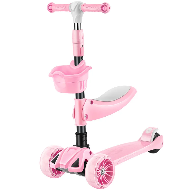 Il nuovo Scooter pieghevole 3 in 1 puรฒ sedersi e scivolare