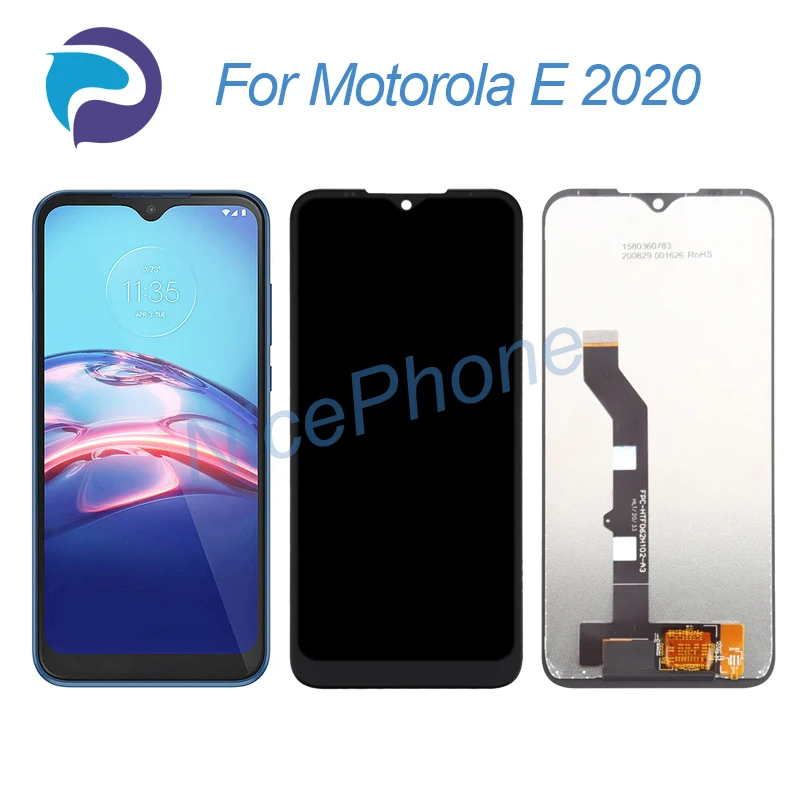 for Motorola E (2020) LCD Display Touch Screen Digitizer Assembly Replacement 6.2