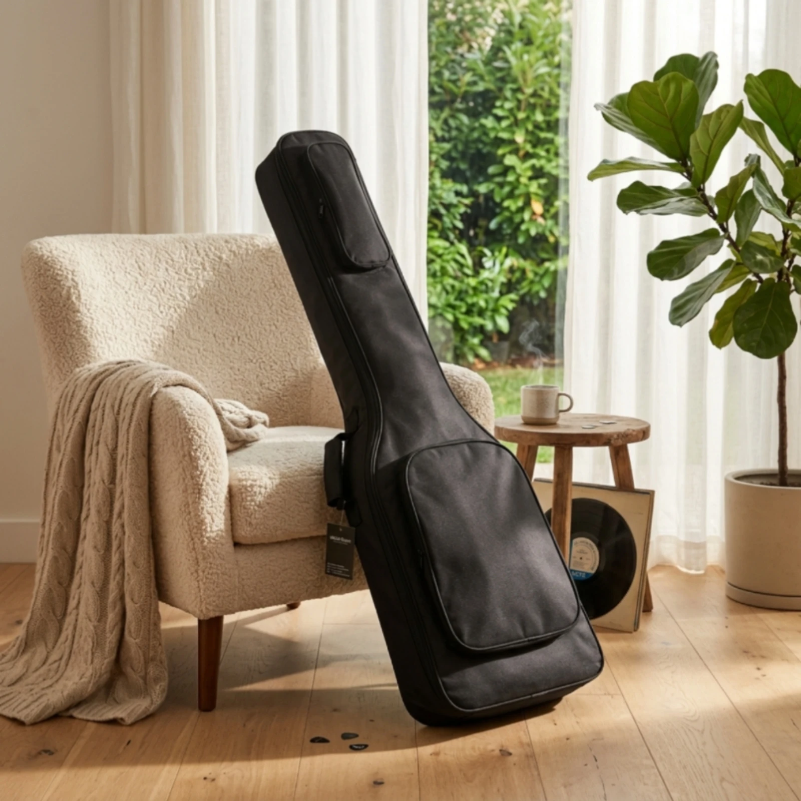 Electric Bass Guitar Bag Thick Padding Electric Bass Gig Bag Lightweight Long-Lasting for Bassists, Gigs, Rehearsals