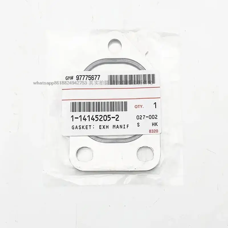 

High quality excavator loader accessories for 6UZ1 exhaust pipe gasket Grader 1-14145205-2 1141452052