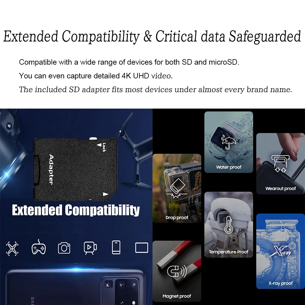 SANSUMG Original Micro TF SD Card 1TB Mini Memoria SD Memory Card 512GB 128GB For Phone Nintendo Switch Video Card SD Cards 2TB