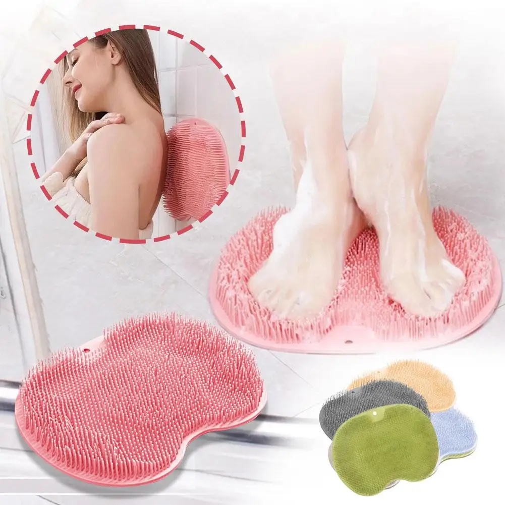 Foot Rubbing Back Rubbing Artifact Bathroom Massage Bath To Remove Dead Skin Feet Dirt Wash Silicone Bathtub Non-Slip Bath Mats