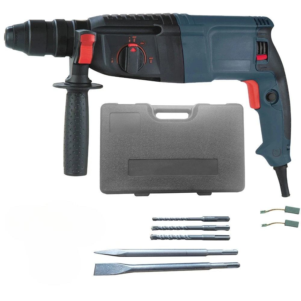 

4 Function 800W Electric Rotary Hammer Drill Machine 2.8J Portable Hammer Drill