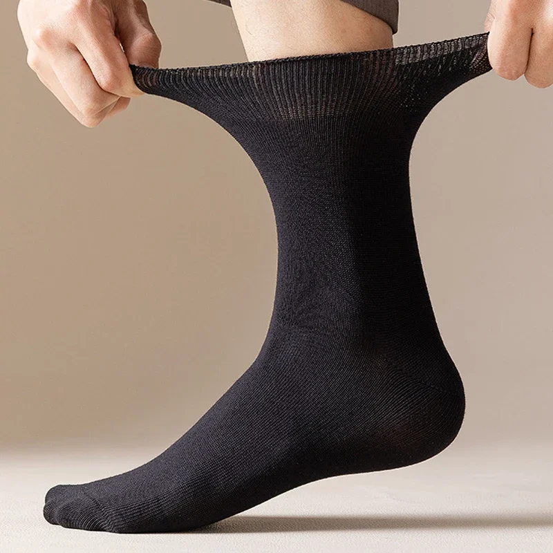 5 Paar Herrensocken Plus Big Große Größe 43-44-45-46-47-48-49-50 Baumwolle Lose Mund Alte Männer Diabetikersocken Einfach zu tragen Bequem