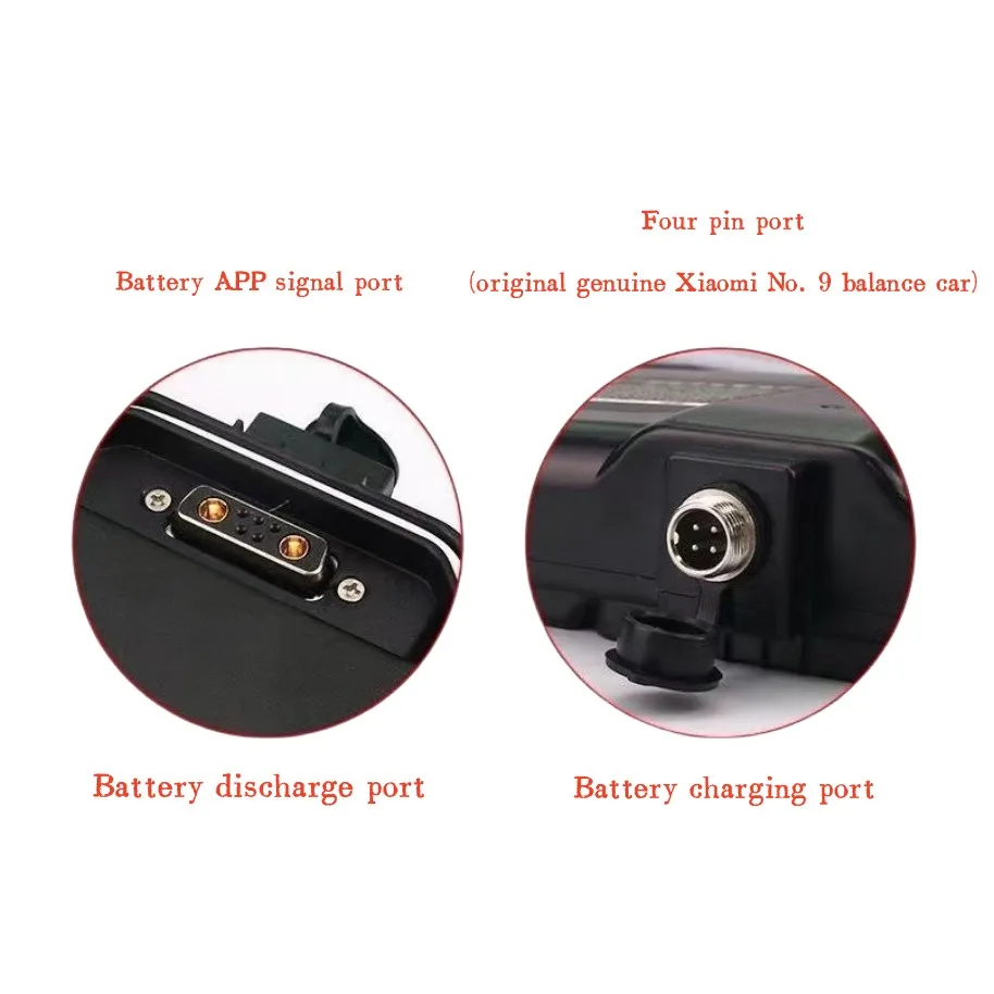 Suitable for Ninebot Mini PRO 54V-63V 4400mAh  3pin/4pin battery electric scooter balance car battery pack BMS connection APP