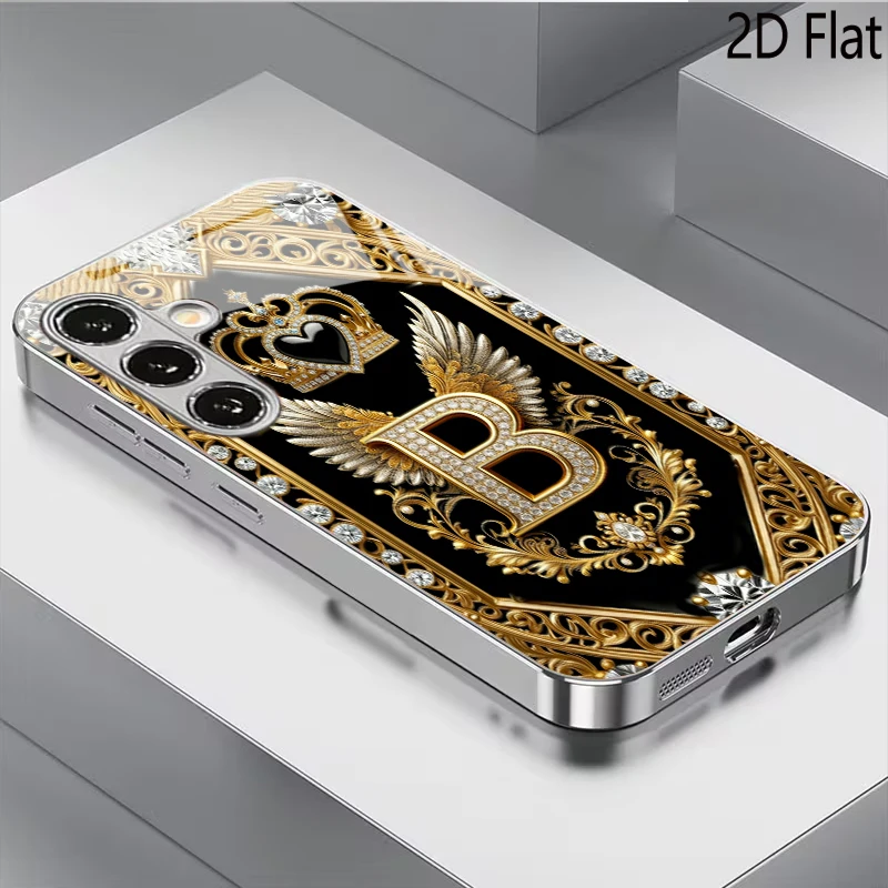 Golden Crown and Wings for Samsung Galaxy S26 S25 S24 S23 S22 S21 S20 Ultra PLUS FE A Series A55 A54 A34 A33 A15 14 13 A24 25 NO view 2