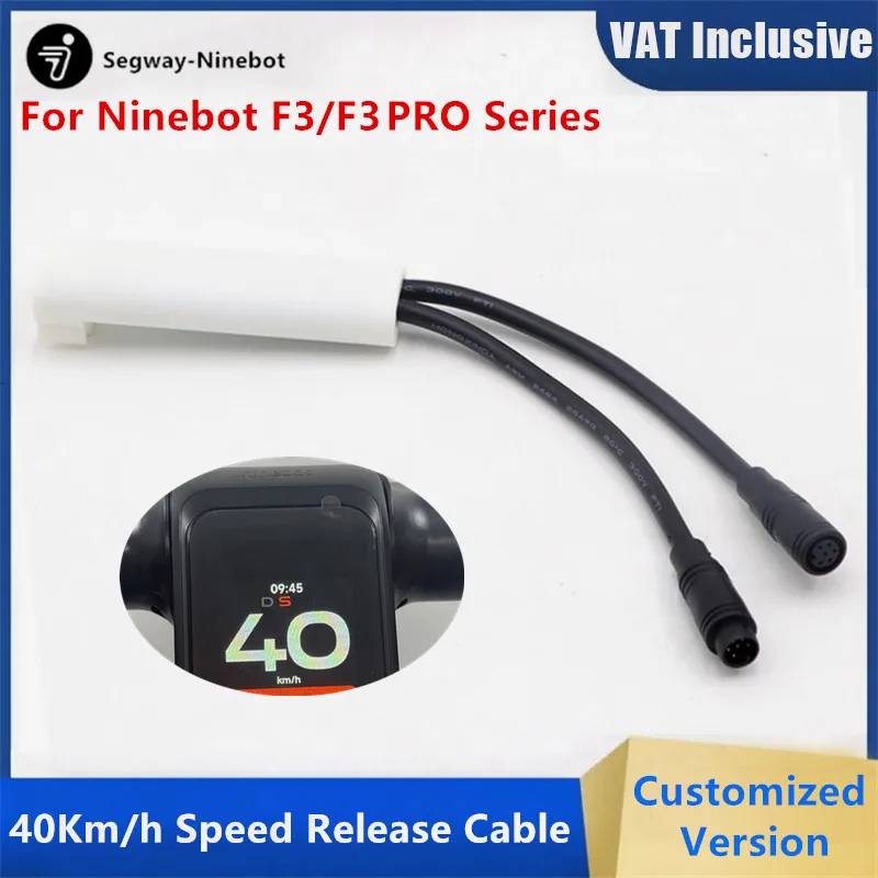Cavo di rilascio di velocità personalizzato da 40 km/h per Ninebot di Segway F3/F3 Pro Accessori per linee di rottura velocità per scooter elettrico