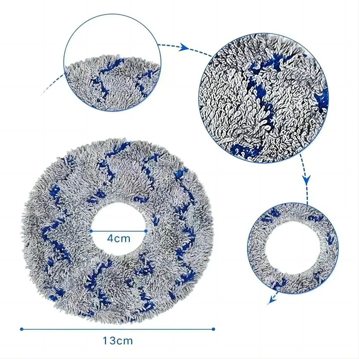 Тряпка для пылесоса Deebot T20 OMNI/ X1 OMNI T10 TURBO