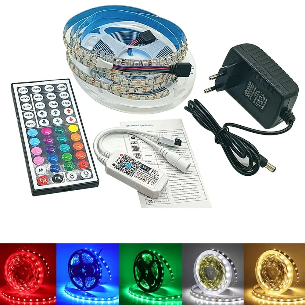 

Светодиодная лента RGB5050 Изменение цвета 5M 60 120 светодиодов, Светодиодное освещение, Изменение цвета