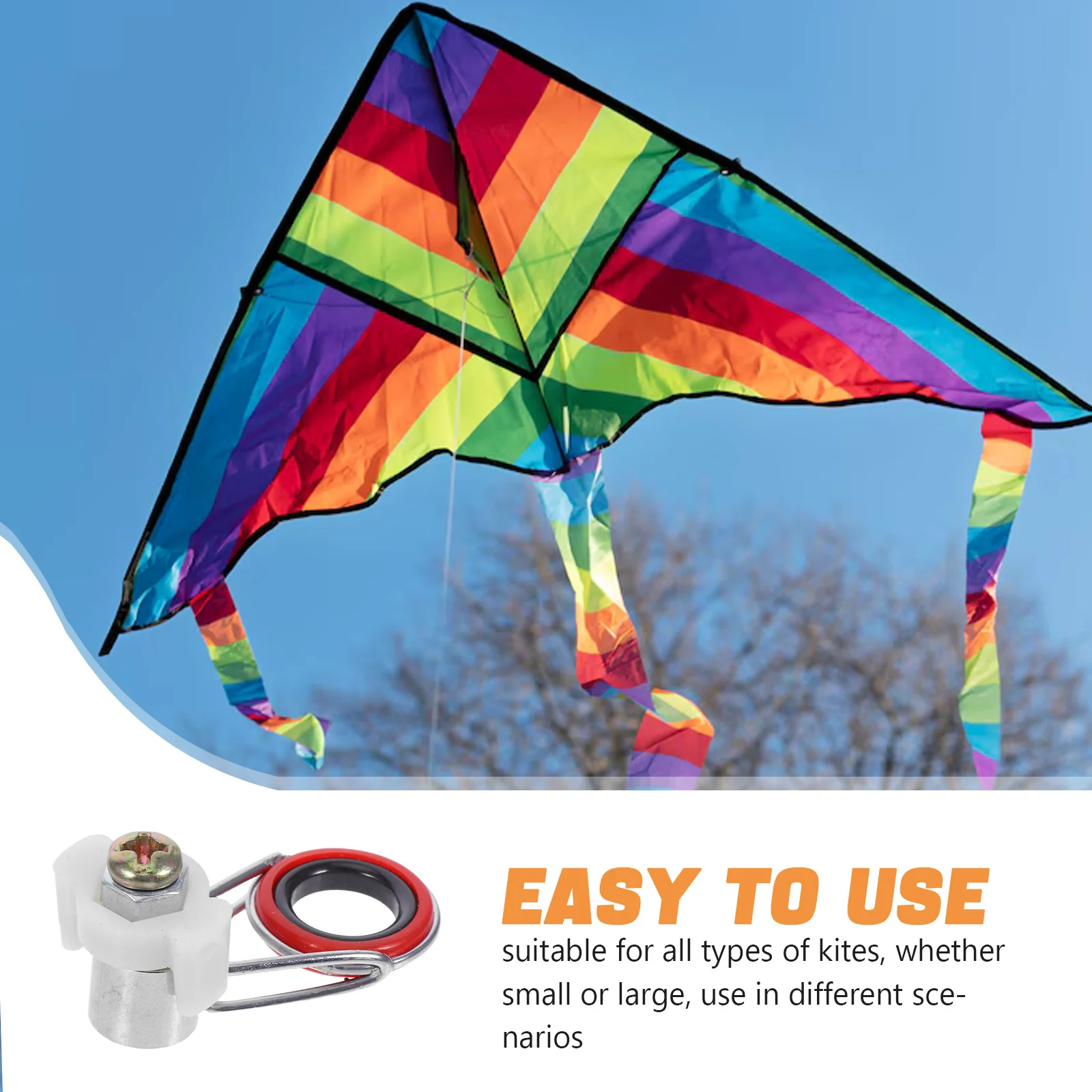 Kite Line Dispenser Roestvrij staaldraadgeleider Stabiel Veilig voor handslinger Betrouwbare vliegeraccessoires