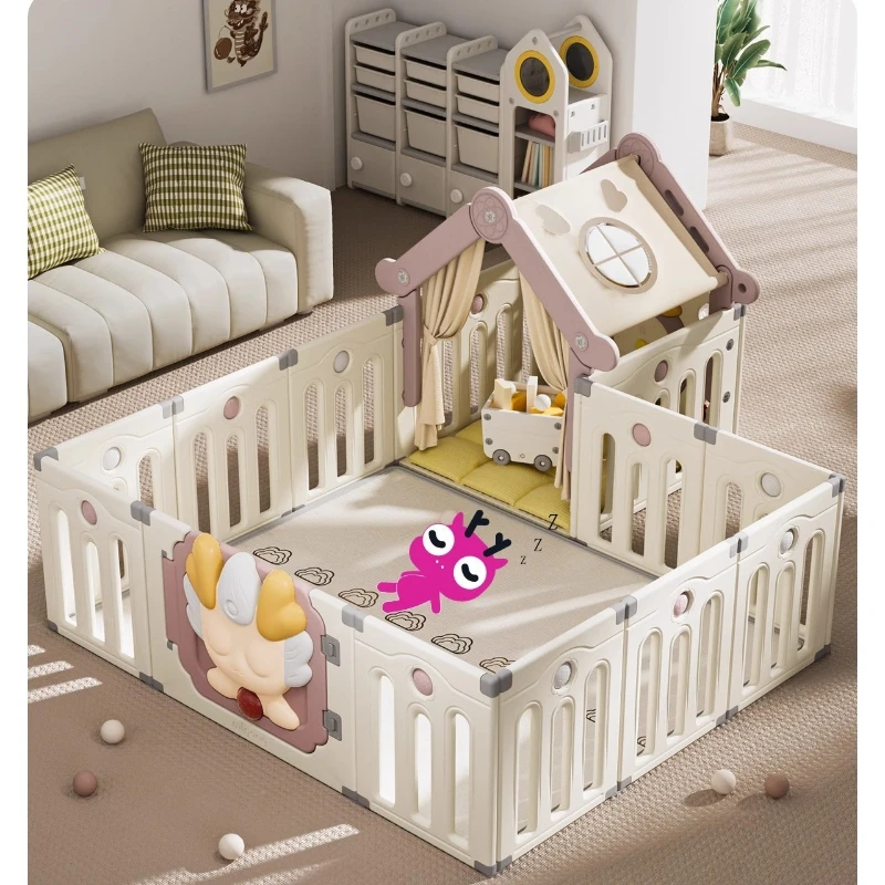

Luxury Baby Activity Fence Indoor Baby Playground Plastics Baby Playpen Large Kids Activity Centre Toddler Crawling Game Fence