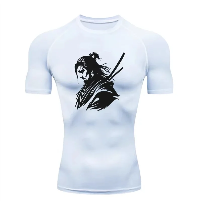 Knight Errant Herren-Sport-T-Shirt, Training, Fitness, Kompression, kurzärmelig, Rashguard für Herren, sportliche T-Shirts, Workout-Shirt
