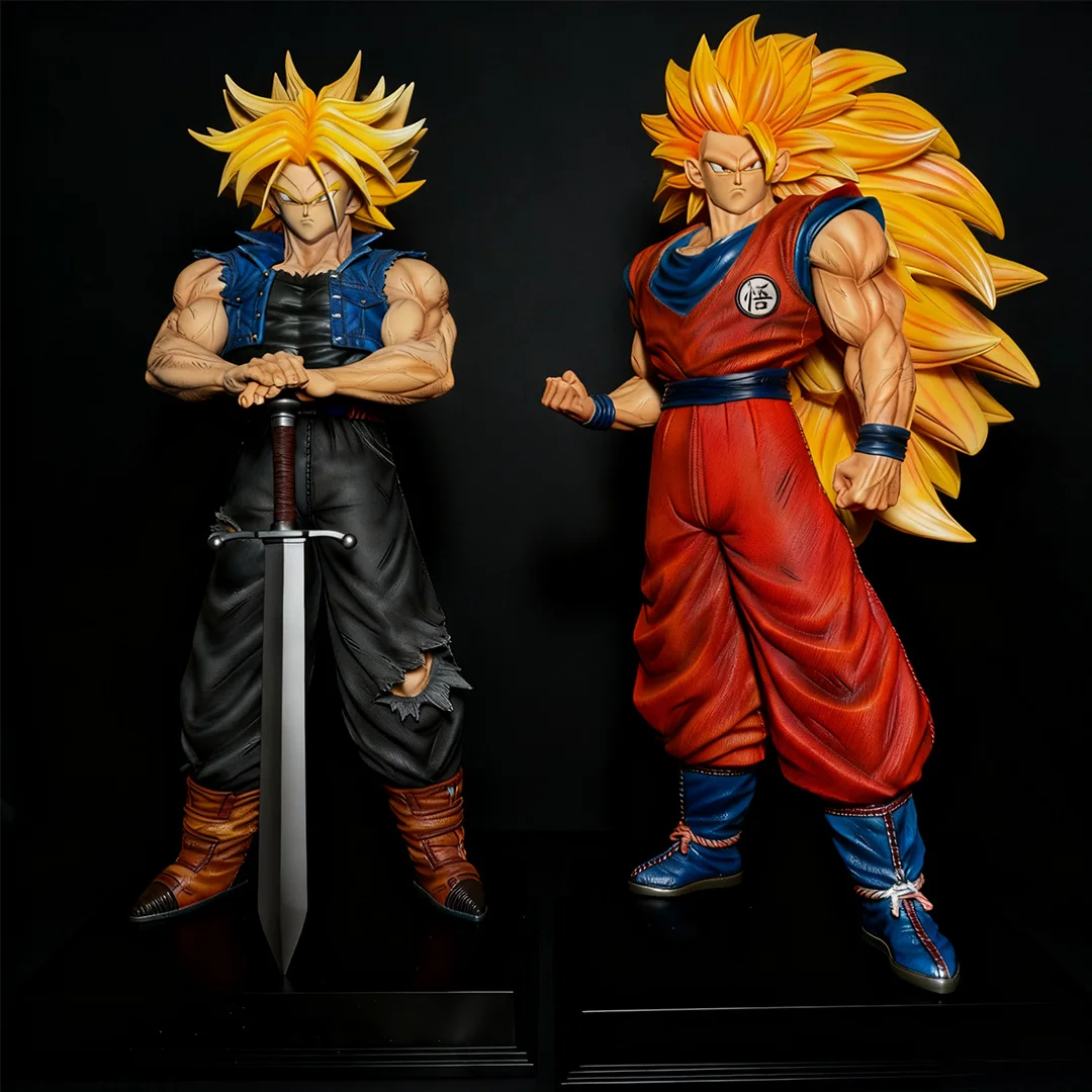 

JT Statue 54cm/21.26inch Dragon Ball Z Son Goku Ssj3 Figure Super Saiyan 3 Goku Pvc Action Figures Collection Model Toys Gifts