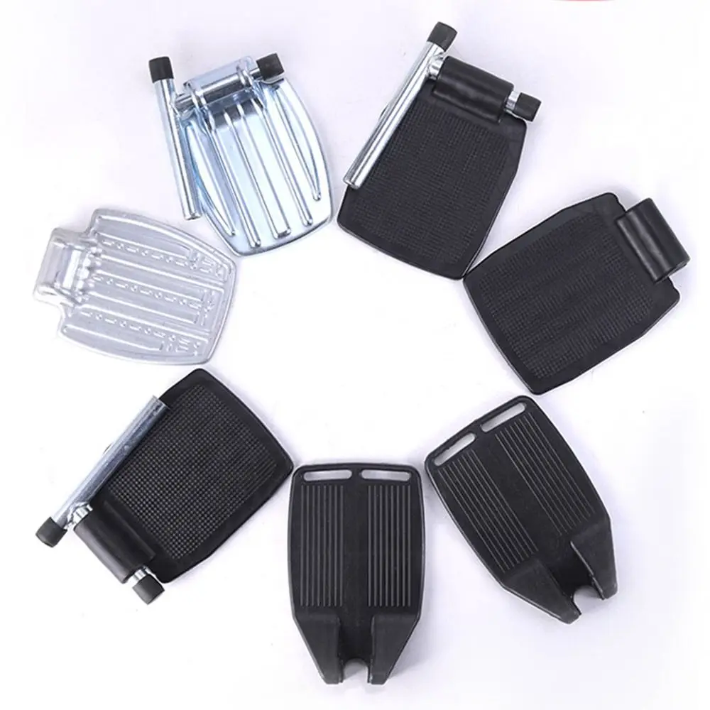 1Pair Non-slip Wheelchair Footrest Pedal Replacement with Leg Tube Wheelchair Footboard Wheelchair Footplate