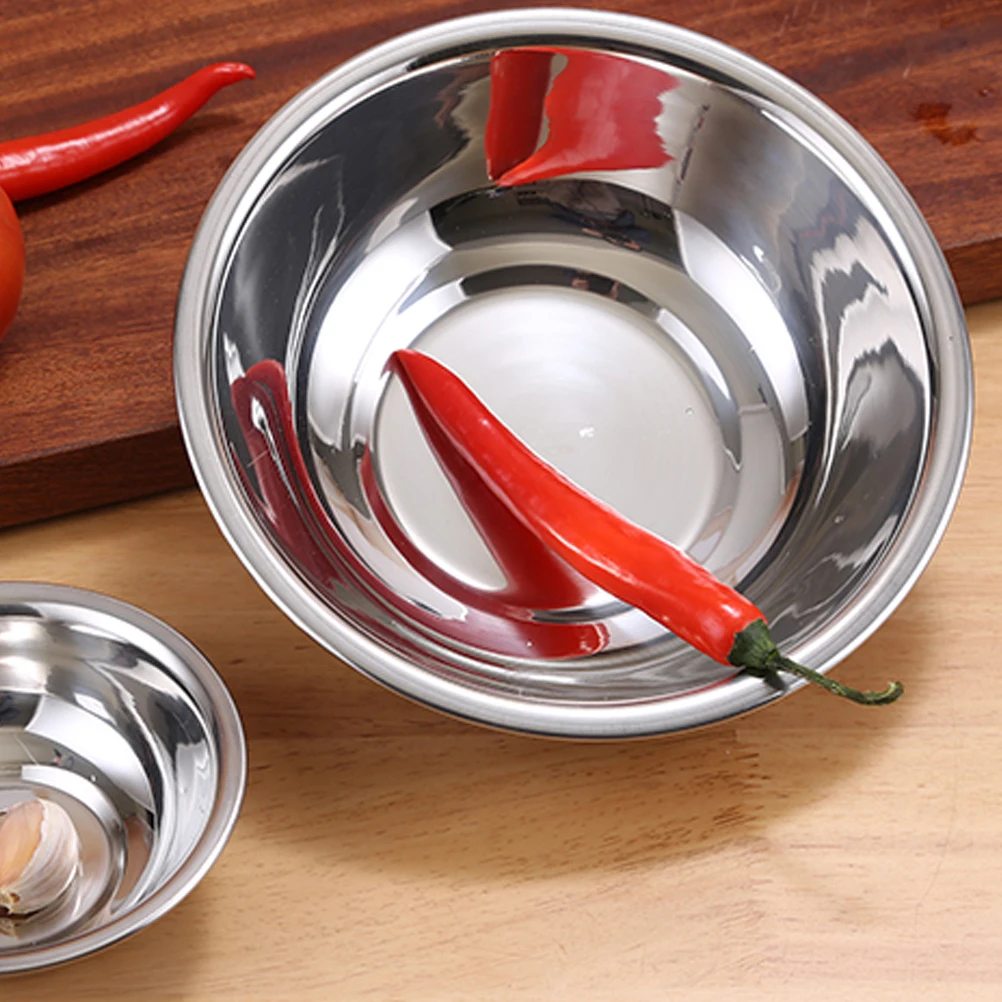 

Microwave Thickened Stainless Steel Mixing Basin Soup Bowl Bowls Kitchen Seasoning