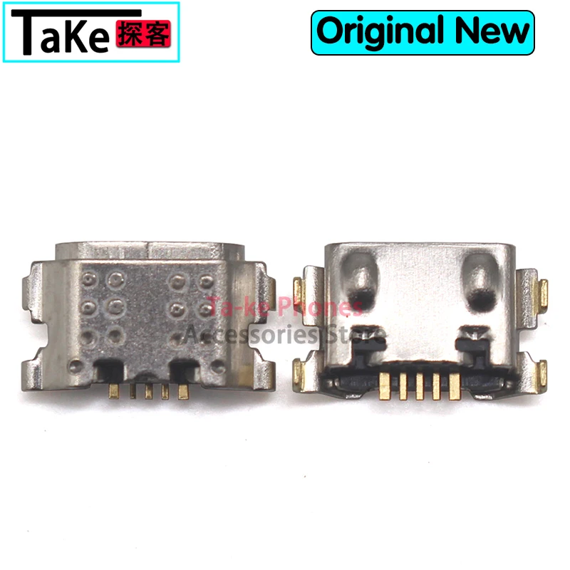 100-500Pcs for Samsung A01 A03 Core M01 Xiaomi Redmi 9A 9C poco C3 Micro USB 5pin Charger Charging Port Connector Plug New