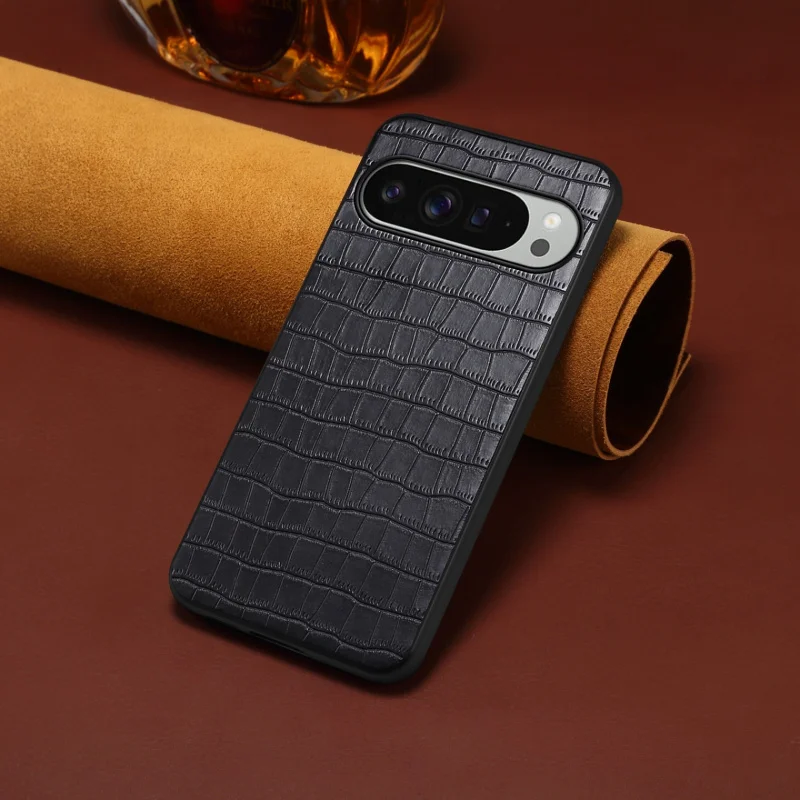 

PUImitation leather crocodile pattern case suitable for GooglePixel 10/10Pro/10Pro XLImitation leather crocodile pattern phone c