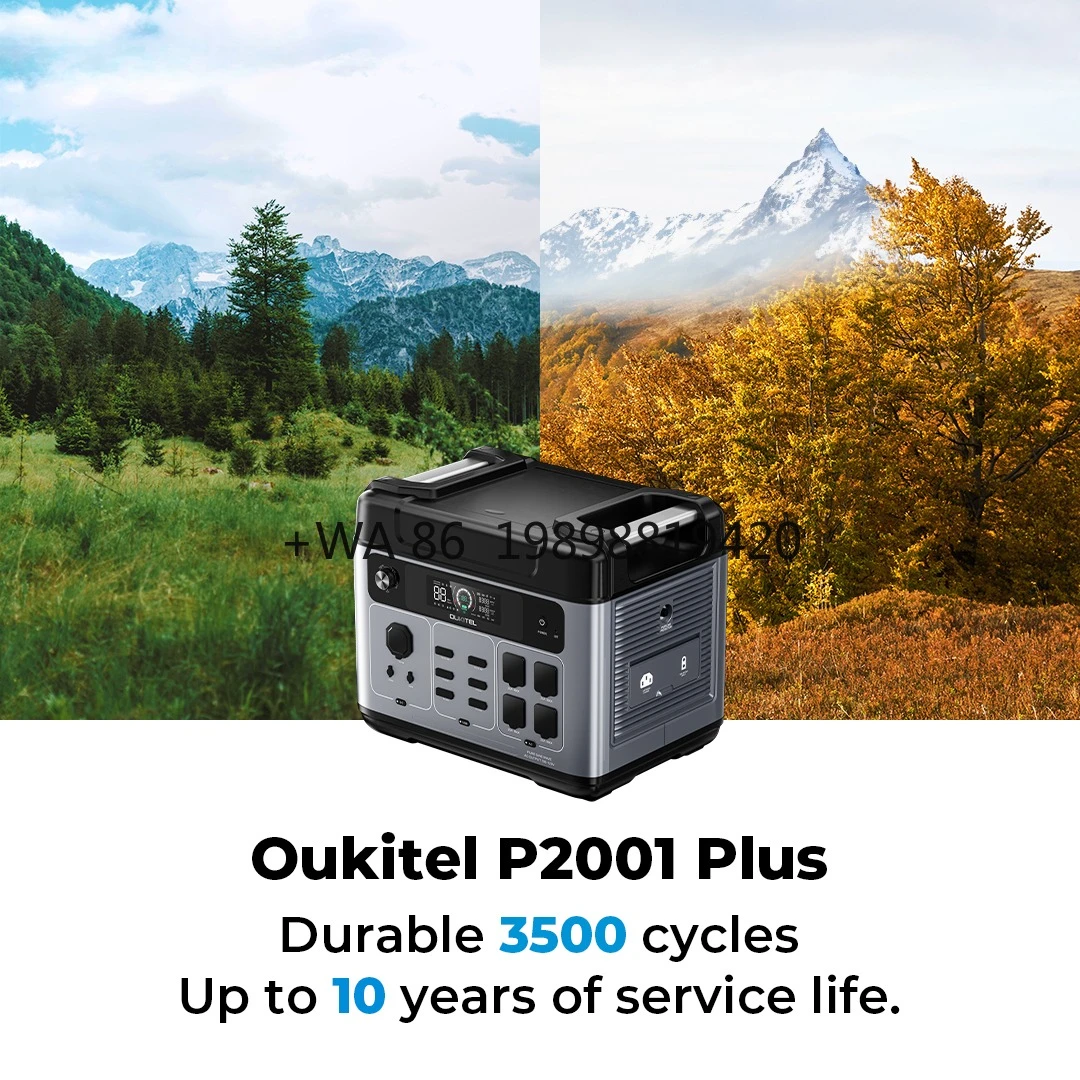 

2400 Вт резервная электростанция США ЕС склад 2048 Вт портативный солнечный генератор для дома