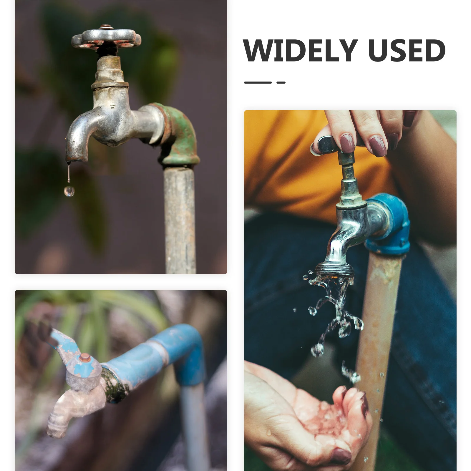 

1Set Water Faucet Lock Antitheft Protection Cover Outdoor Spigot Security Easy Install Remove Residential Commercial