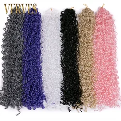 VERVES Zizi trenzas sintéticas finas Micro cortas, caja de ganchillo, extensiones de cabello Gris, Rosa, Rubio, blanco, cabello de ganchillo para mujer