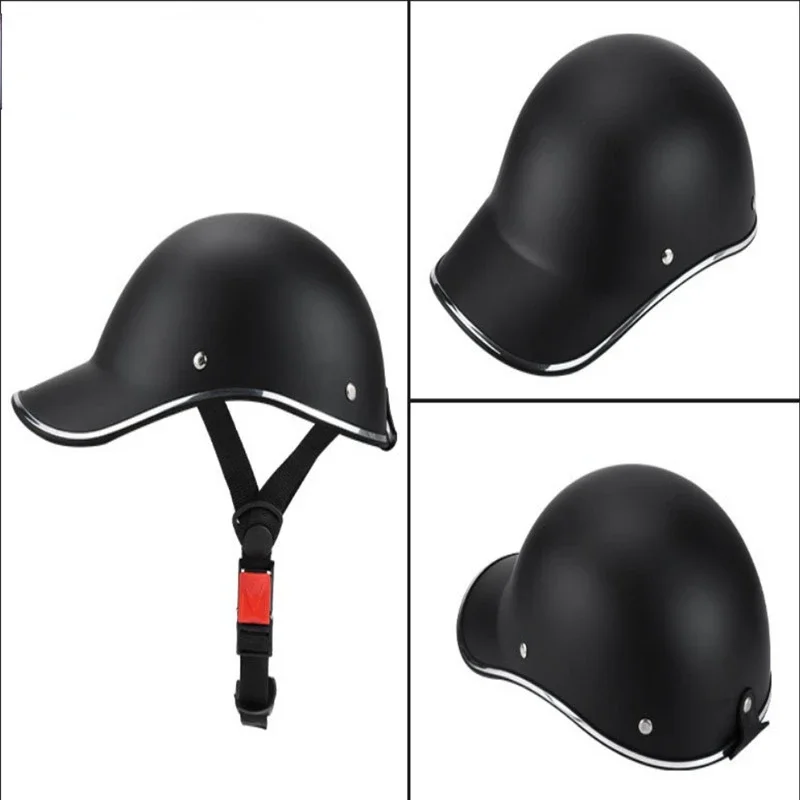 Battery Car Motorcycle Half Helmet Cycling Summer Safety Windproof Outdoor Neutral Simple Design Bicycle