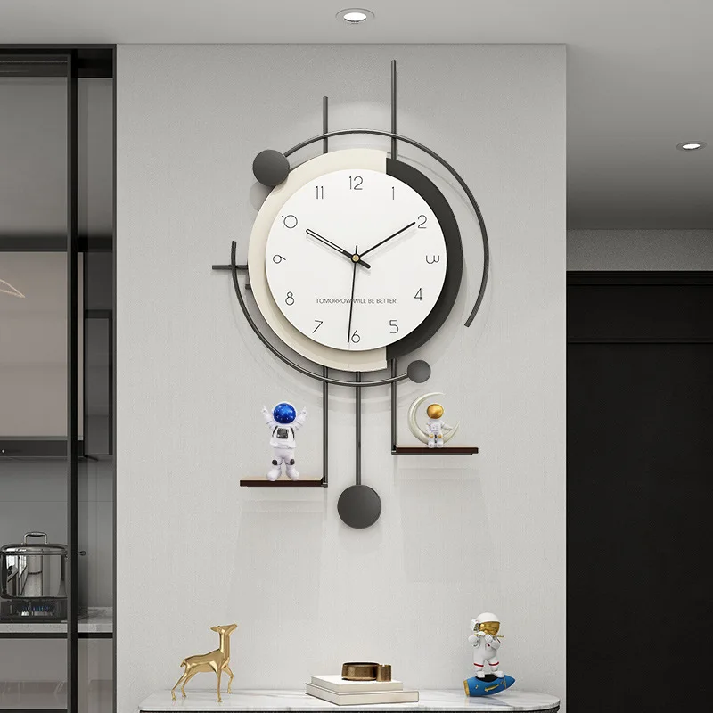 

Modern Minimalist Home Art Fashion Clock, Light Luxury Creative Decoration