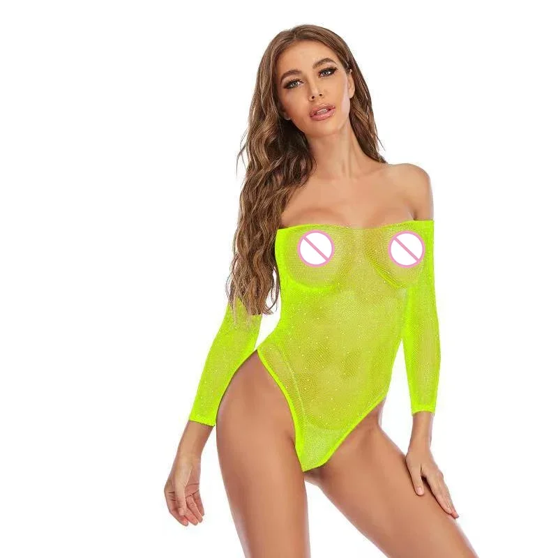 مثير شبكة صيد السمك حجر الراين ارتداءها الملابس الداخلية الجنس Crotchless داخلية كريستال الملابس الداخلية ملابس داخلية ساخنة بيبي دول نسائية زي غريب