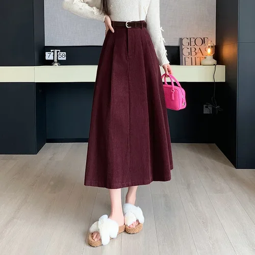 우아한 스플라이싱 여성용 미디 스커트, Y2K 한국 시크 하이 웨이스트 후면 슬릿 스팽글 A라인 스커트, 용수철 새로운 패션, 팜므 파티 스커트 