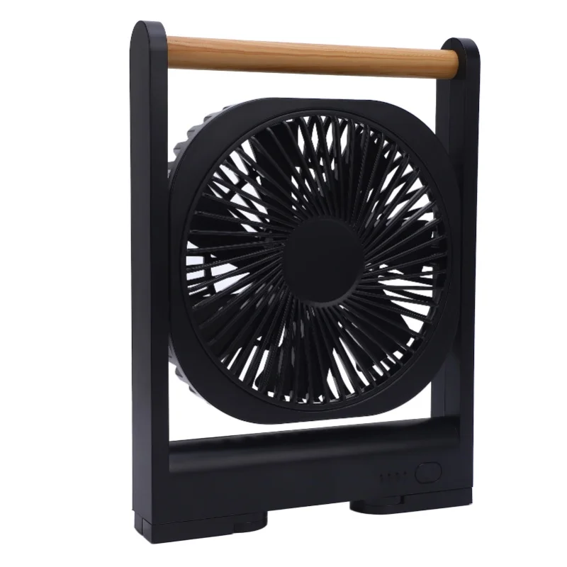 

Quiet Magnetic Desk Fan 4 Speed Adjustable Rechargeable Portable Table Fan with Handle for Home Office And Travel